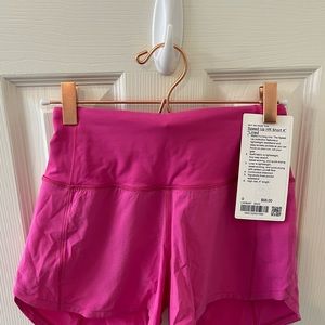 Lululemon size:2 Sonic pink speed up shorts